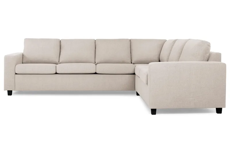 Crazy 5-personers Vendbar L-formet Large Hjørnesofa i Stof - Beige - Møbler - Sofaer - Hjørnesofa