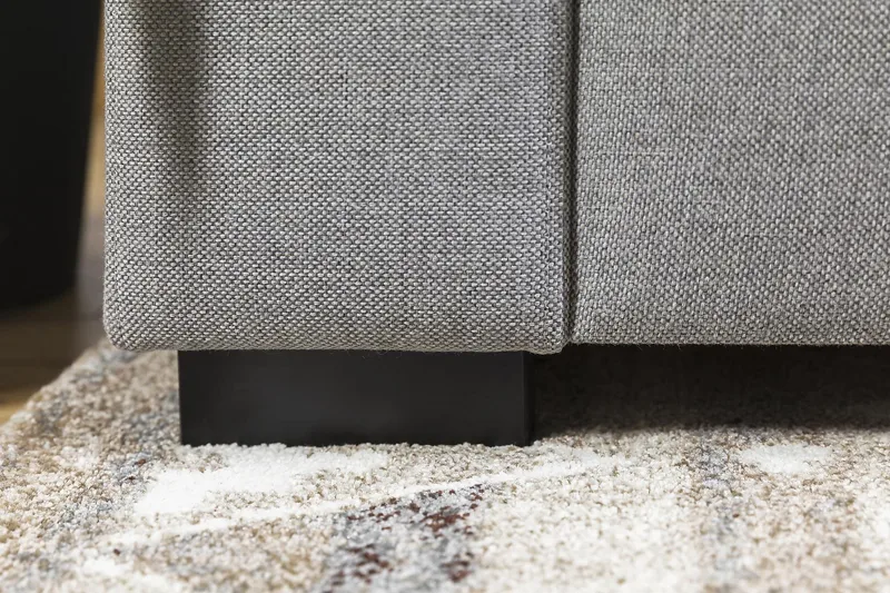 Crazy 5-personers Vendbar L-formet Large Hjørnesofa i Stof - Grå - Møbler - Sofaer - Hjørnesofa