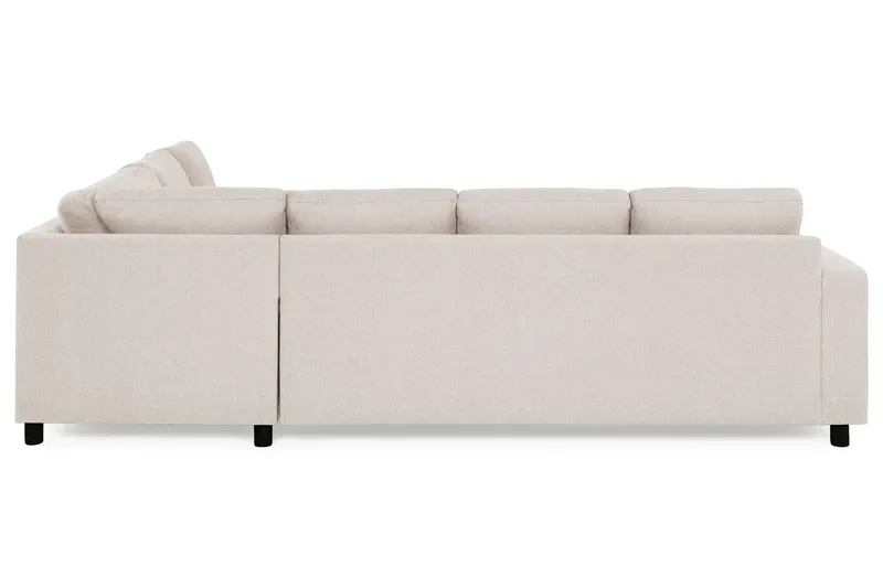 Crazy 5-personers Vendbar L-formet Large Hjørnesofa i Stof - Beige - Møbler - Sofaer - Hjørnesofa