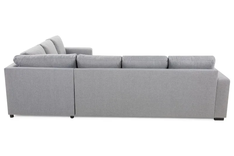 Crazy 5-personers Vendbar L-formet Large Hjørnesofa i Stof - Grå - Møbler - Sofaer - Hjørnesofa