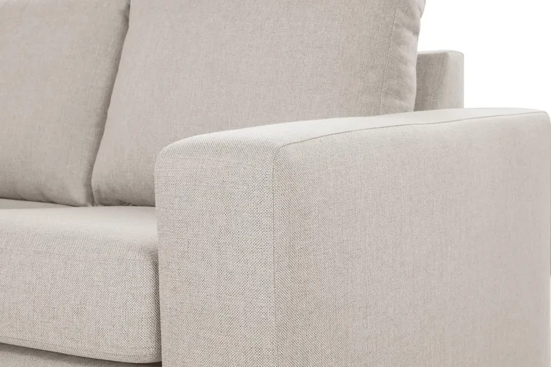 Crazy 5-personers Vendbar L-formet Large Hjørnesofa i Stof - Beige - Møbler - Sofaer - Hjørnesofa