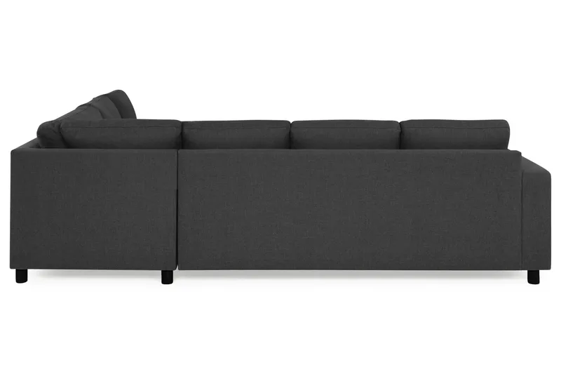 Crazy 5-personers Vendbar L-formet Large Hjørnesofa i Stof - Antracit - Møbler - Sofaer - Hjørnesofa