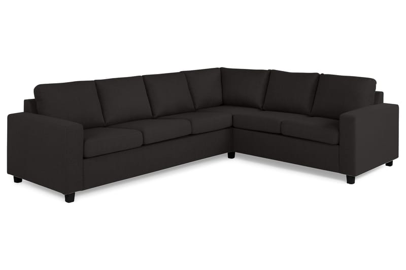 Crazy 5-personers Vendbar L-formet Large Hjørnesofa i Stof - Antracit - Møbler - Sofaer - Hjørnesofa