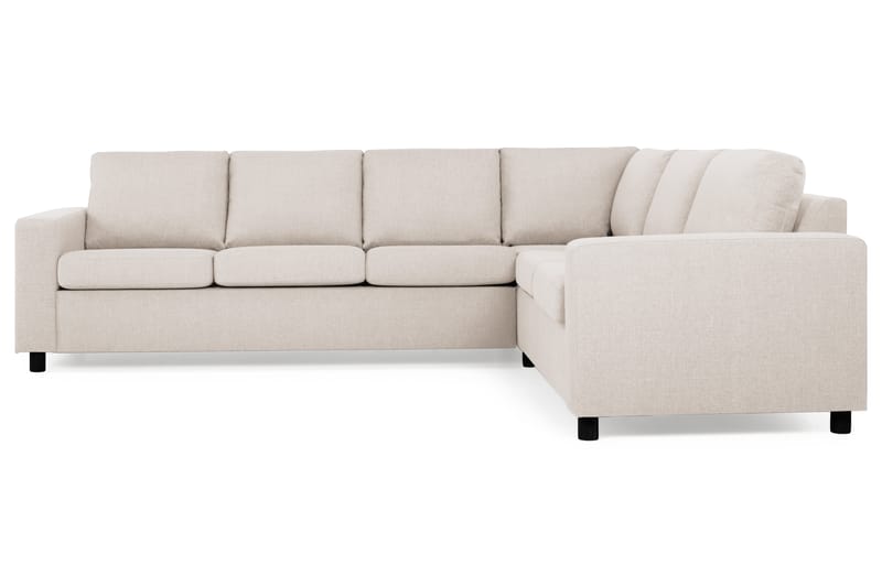 Crazy 5-personers Vendbar L-formet Large Hjørnesofa i Stof - Beige - Møbler - Sofaer - Hjørnesofa