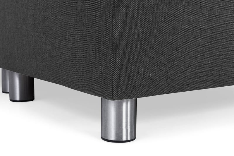 Crazy 5-personers Vendbar L-formet Large Hjørnesofa i Stof - Antracit - Møbler - Sofaer - Hjørnesofa