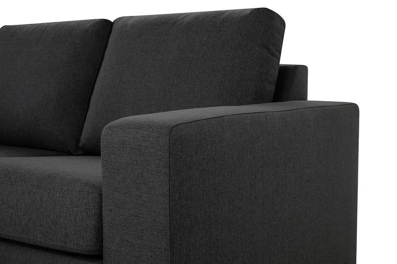 Crazy 5-personers Vendbar L-formet Large Hjørnesofa i Stof - Mørkegrå - Møbler - Sofaer - Hjørnesofa