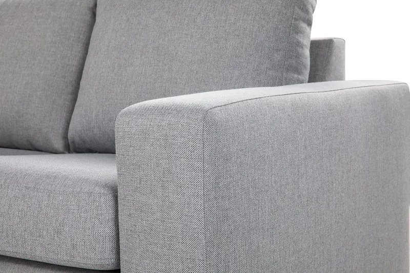 Crazy 5-personers Vendbar L-formet Large Hjørnesofa i Stof - Grå - Møbler - Sofaer - Hjørnesofa
