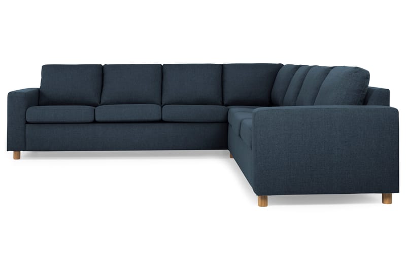 Crazy 6-personers Vendbar L-formet X-Large Hjørnesofa i Stof - Blå - Møbler - Sofaer - Hjørnesofa