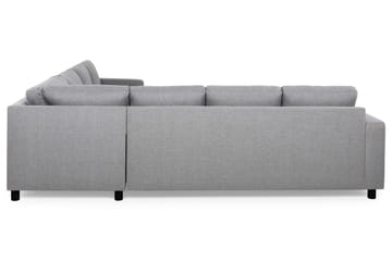 Crazy 6-personers Vendbar L-formet X-Large Hjørnesofa i Stof - Grå - Møbler - Sofaer - Hjørnesofa