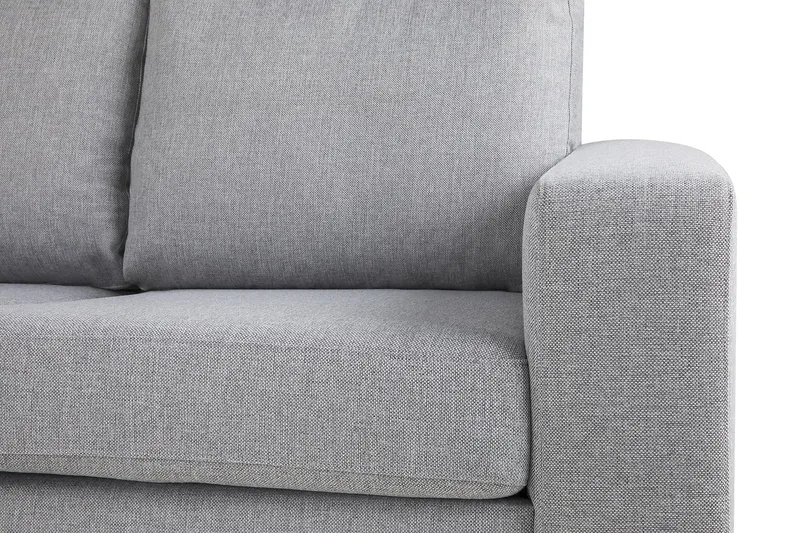 Crazy 6-personers Venstrevendt U-formet X-Large Hjørnesofa med Chaiselong i Stof - Grå - Møbler - Sofaer - Hjørnesofa - Hjørnesofa med chaiselong