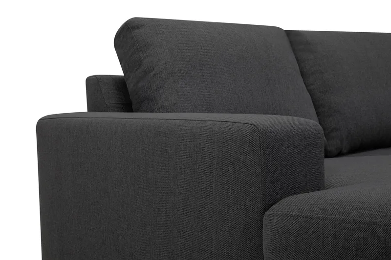 Crazy 6-personers Venstrevendt U-formet X-Large Hjørnesofa med Chaiselong i Stof - Mørkegrå - Møbler - Sofaer - Hjørnesofa - Hjørnesofa med chaiselong