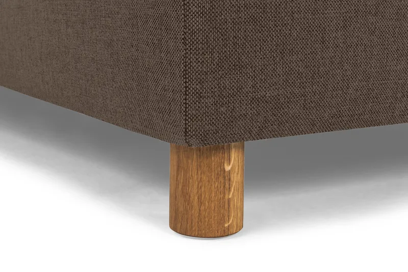 Crazy 6-personers Venstrevendt U-formet X-Large Hjørnesofa med Chaiselong i Stof - Brun - Møbler - Sofaer - Hjørnesofa - Hjørnesofa med chaiselong