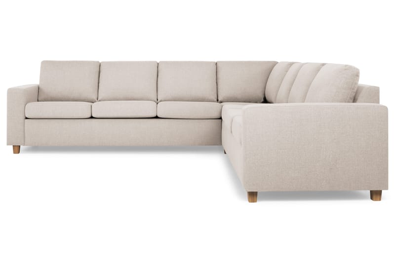 Crazy 6-personers Vendbar L-formet X-Large Hjørnesofa i Stof - Beige - Møbler - Sofaer - Hjørnesofa