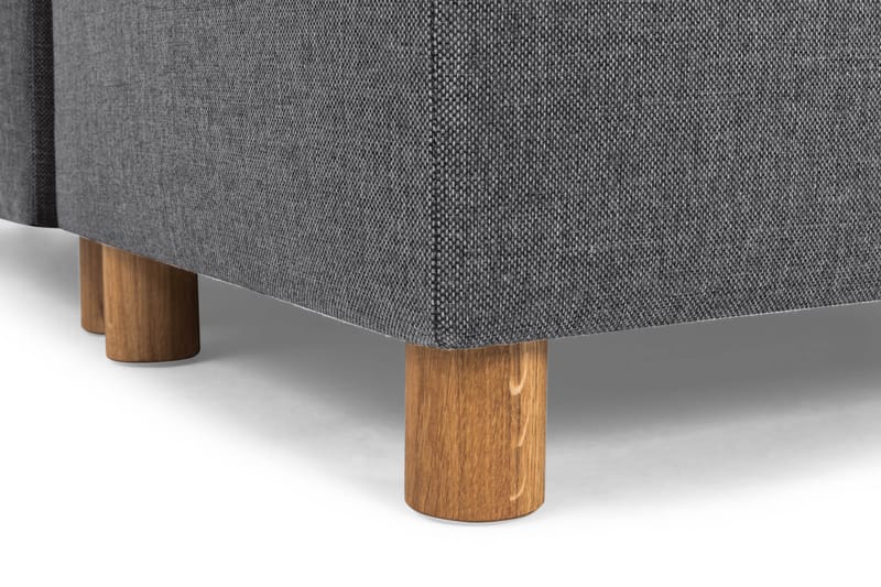 Crazy 6-personers Vendbar L-formet X-Large Hjørnesofa i Stof - Mørkegrå - Møbler - Sofaer - Hjørnesofa