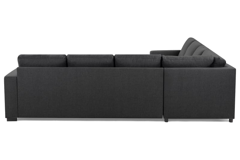 Crazy 6-personers Vendbar L-formet X-Large Hjørnesofa i Stof - Mørkegrå - Møbler - Sofaer - Hjørnesofa