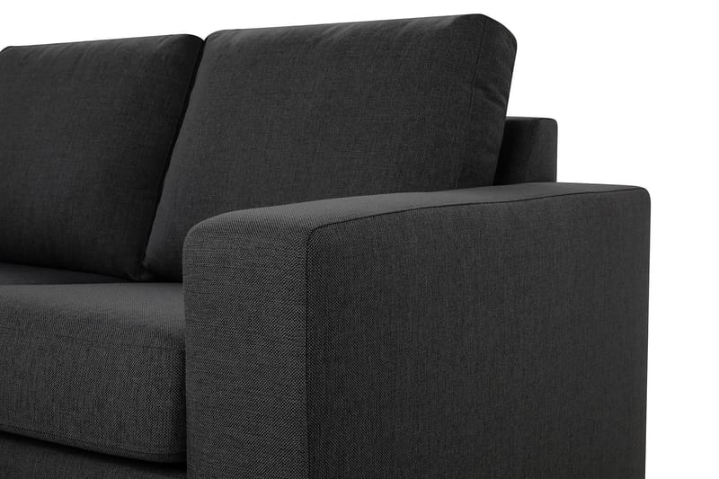 Crazy 6-personers Vendbar L-formet X-Large Hjørnesofa i Stof - Mørkegrå - Møbler - Sofaer - Hjørnesofa