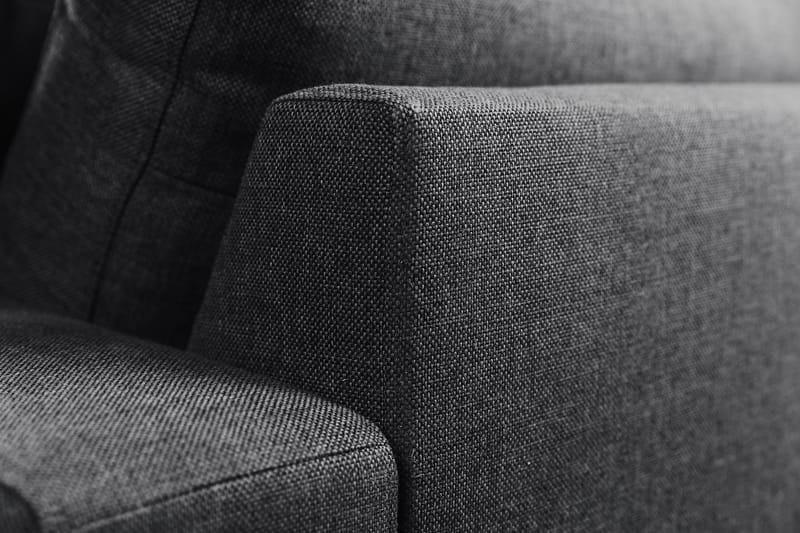 Crazy 6-personers Vendbar L-formet X-Large Hjørnesofa i Stof - Mørkegrå - Møbler - Sofaer - Hjørnesofa