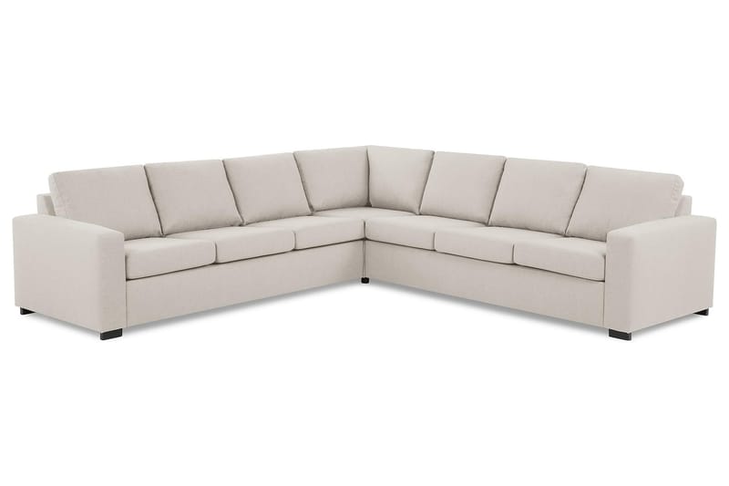 Crazy 6-personers Vendbar L-formet X-Large Hjørnesofa i Stof - Beige - Møbler - Sofaer - Hjørnesofa