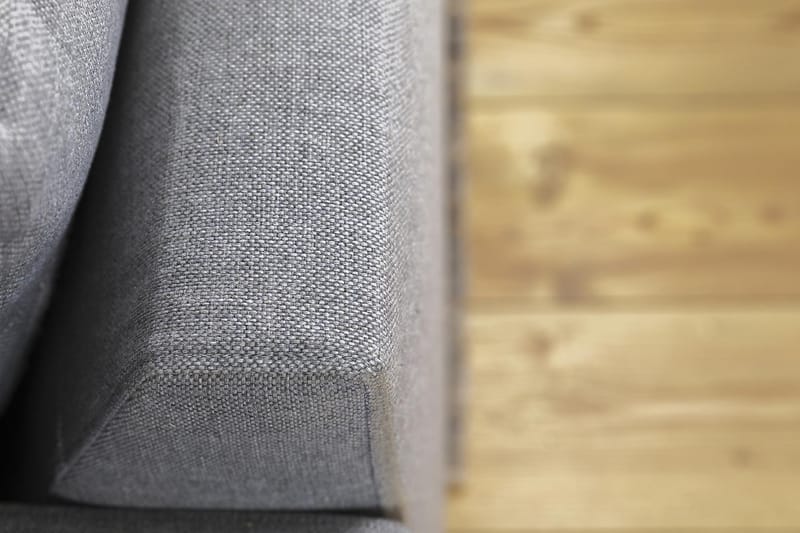 Crazy 6-personers Venstrevendt U-formet Large Hjørnesofa med Chaiselong i Stof - Grå - Møbler - Sofaer - Hjørnesofa - Hjørnesofa med chaiselong