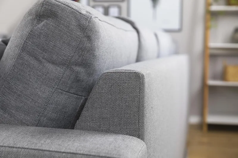 Crazy 6-personers Venstrevendt U-formet Large Hjørnesofa med Chaiselong i Stof - Grå - Møbler - Sofaer - Hjørnesofa - Hjørnesofa med chaiselong