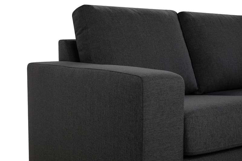 Crazy 6-personers Vendbar L-formet X-Large Hjørnesofa i Stof - Mørkegrå - Møbler - Sofaer - Hjørnesofa