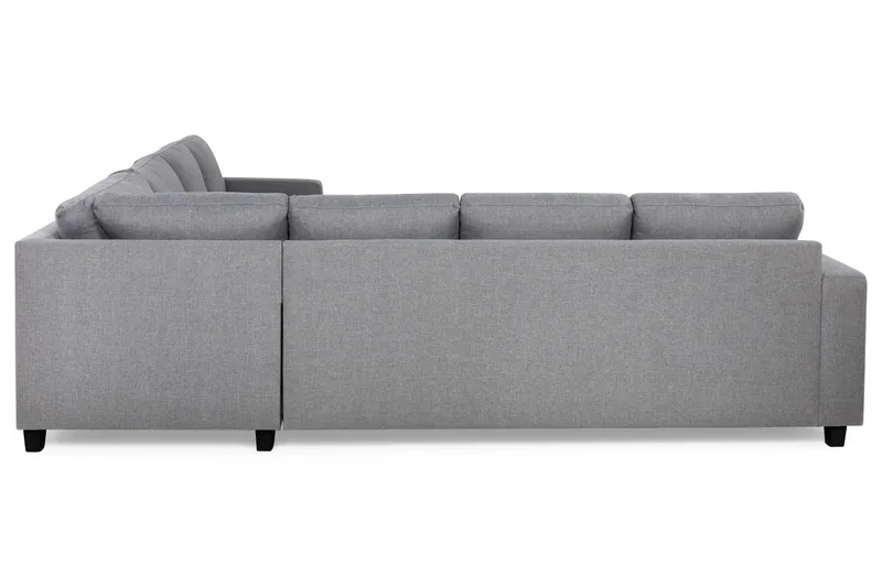 Crazy 6-personers Vendbar L-formet X-Large Hjørnesofa i Stof - Grå - Møbler - Sofaer - Hjørnesofa