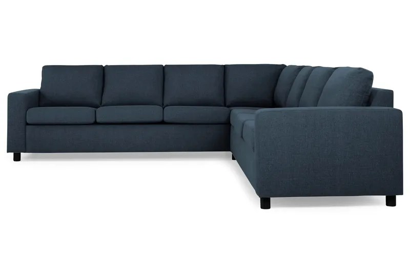 Crazy 6-personers Vendbar L-formet X-Large Hjørnesofa i Stof - Blå - Møbler - Sofaer - Hjørnesofa