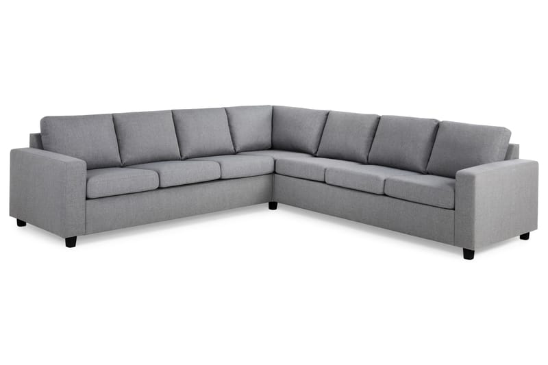 Crazy 6-personers Vendbar L-formet X-Large Hjørnesofa i Stof - Grå - Møbler - Sofaer - Hjørnesofa