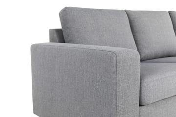Crazy 6-personers Vendbar L-formet X-Large Hjørnesofa i Stof - Grå - Møbler - Sofaer - Hjørnesofa