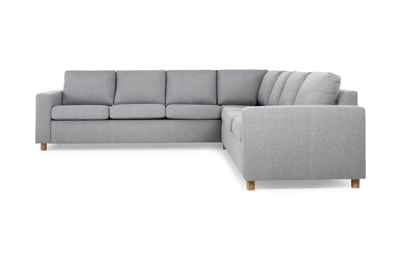 Crazy 6-personers Vendbar L-formet X-Large Hjørnesofa i Stof - Grå - Møbler - Sofaer - Hjørnesofa