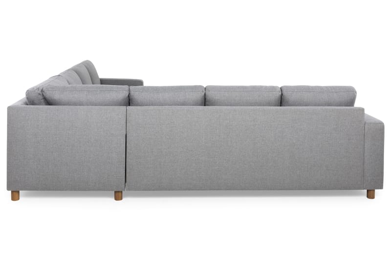Crazy 6-personers Vendbar L-formet X-Large Hjørnesofa i Stof - Grå - Møbler - Sofaer - Hjørnesofa