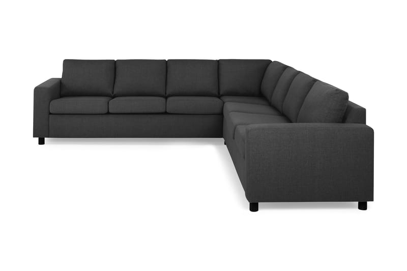Crazy 6-personers Vendbar L-formet X-Large Hjørnesofa i Stof - Antracit - Møbler - Sofaer - Hjørnesofa