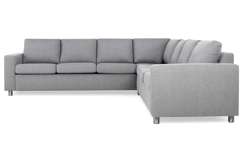 Crazy 6-personers Vendbar L-formet X-Large Hjørnesofa i Stof - Grå - Møbler - Sofaer - Hjørnesofa