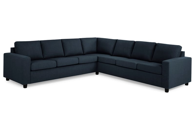 Crazy 6-personers Vendbar L-formet X-Large Hjørnesofa i Stof - Blå - Møbler - Sofaer - Hjørnesofa