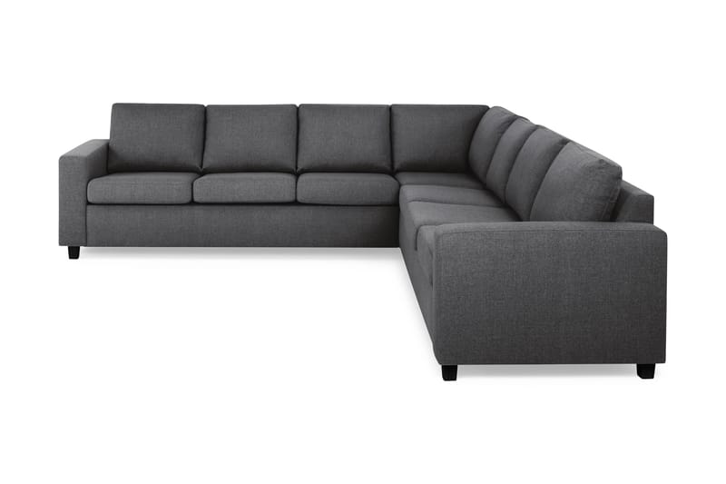 Crazy 6-personers Vendbar L-formet X-Large Hjørnesofa i Stof - Mørkegrå - Møbler - Sofaer - Hjørnesofa