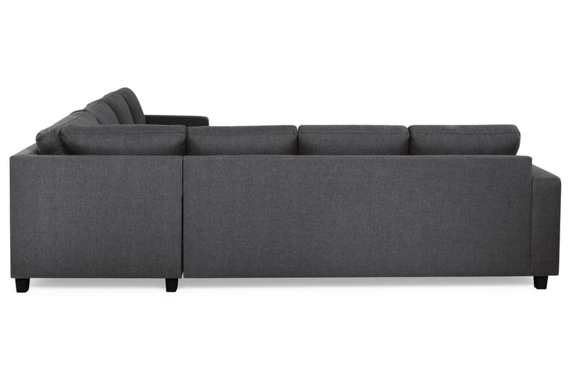Crazy 6-personers Vendbar L-formet X-Large Hjørnesofa i Stof - Mørkegrå - Møbler - Sofaer - Hjørnesofa