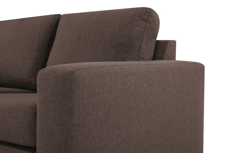 Crazy 6-personers Venstrevendt U-formet X-Large Hjørnesofa med Chaiselong i Stof - Brun - Møbler - Sofaer - Hjørnesofa - Hjørnesofa med chaiselong