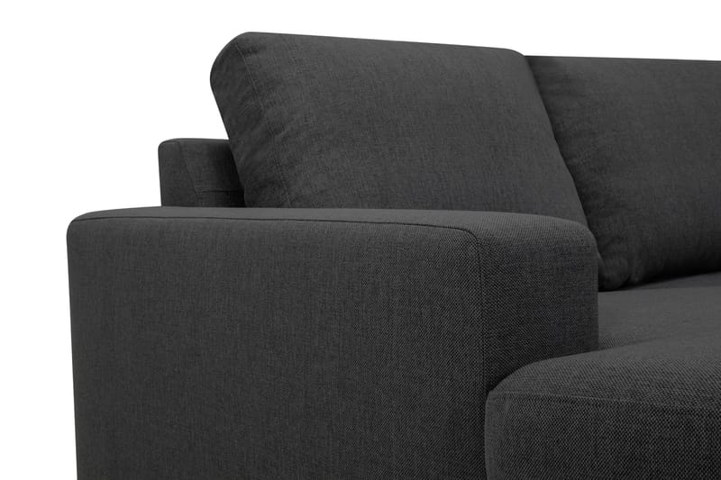 Crazy 6-personers Venstrevendt U-formet X-Large Hjørnesofa med Chaiselong i Stof - Mørkegrå - Møbler - Sofaer - Hjørnesofa - Hjørnesofa med chaiselong
