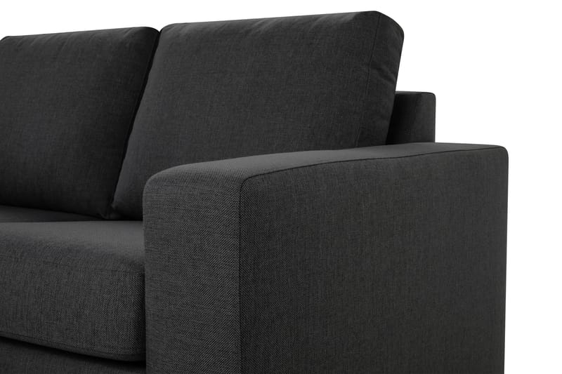 Crazy 6-personers Venstrevendt U-formet X-Large Hjørnesofa med Chaiselong i Stof - Mørkegrå - Møbler - Sofaer - Hjørnesofa - Hjørnesofa med chaiselong