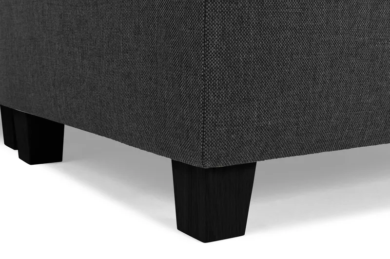 Crazy 6-personers Vendbar L-formet X-Large Hjørnesofa i Stof - Antracit - Møbler - Sofaer - Hjørnesofa
