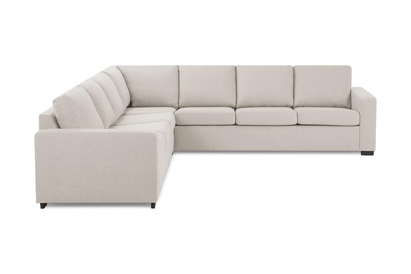 Crazy 6-personers Vendbar L-formet X-Large Hjørnesofa i Stof, Beige