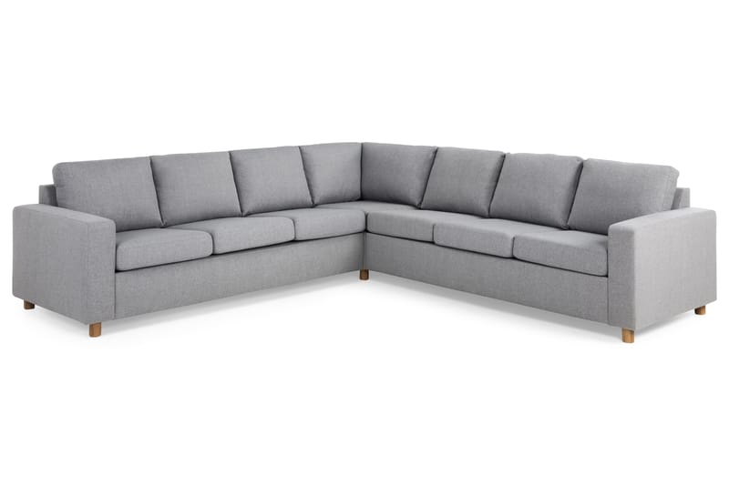 Crazy 6-personers Vendbar L-formet X-Large Hjørnesofa i Stof - Grå - Møbler - Sofaer - Hjørnesofa