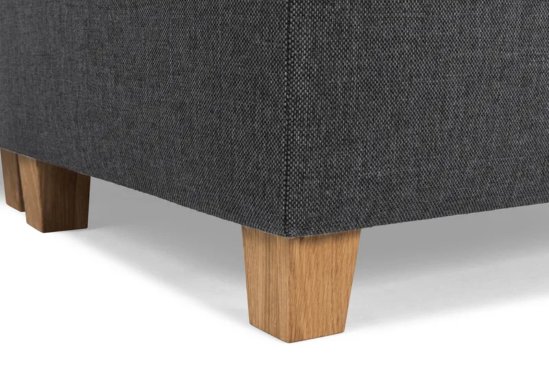 Crazy 6-personers Venstrevendt U-formet Large Hjørnesofa med Chaiselong i Stof - Mørkegrå - Møbler - Sofaer - Hjørnesofa - Hjørnesofa med chaiselong