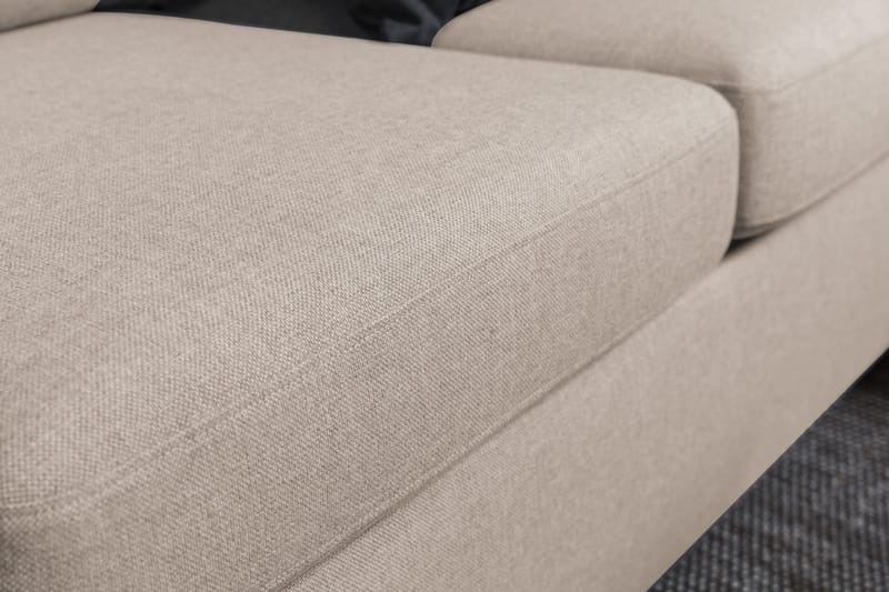 Crazy 6-personers Vendbar L-formet X-Large Hjørnesofa i Stof - Beige - Møbler - Sofaer - Hjørnesofa
