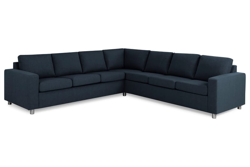 Crazy 6-personers Vendbar L-formet X-Large Hjørnesofa i Stof - Blå - Møbler - Sofaer - Hjørnesofa