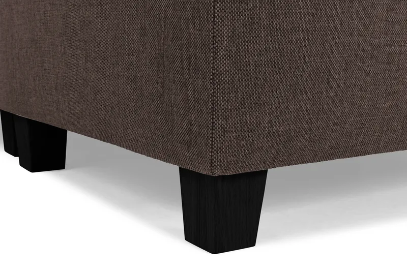 Crazy 6-personers Vendbar L-formet X-Large Hjørnesofa i Stof - Brun - Møbler - Sofaer - Hjørnesofa