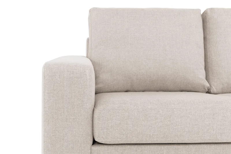 Crazy 6-personers Vendbar L-formet X-Large Hjørnesofa i Stof - Beige - Møbler - Sofaer - Hjørnesofa