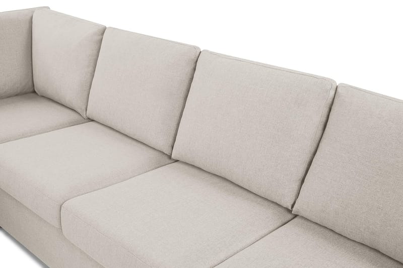 Crazy 6-personers Vendbar L-formet X-Large Hjørnesofa i Stof - Beige - Møbler - Sofaer - Hjørnesofa