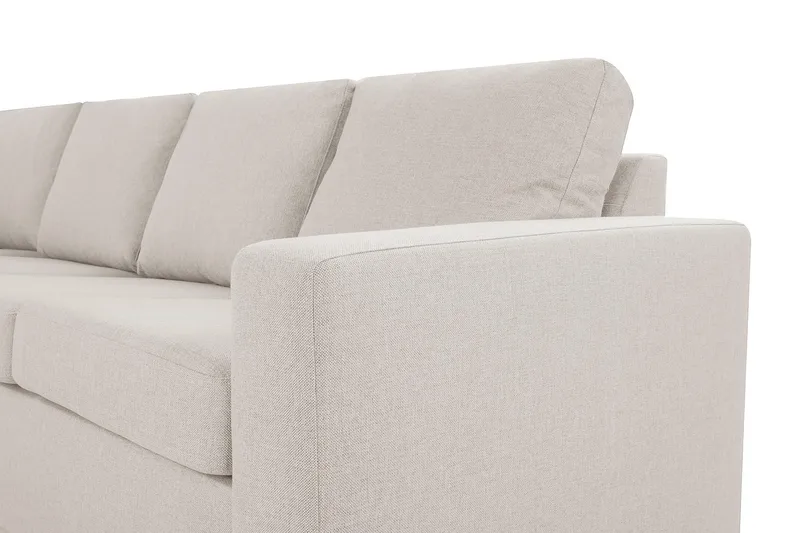 Crazy 6-personers Venstrevendt U-formet Large Hjørnesofa med Chaiselong i Stof - Beige - Møbler - Sofaer - Hjørnesofa - Hjørnesofa med chaiselong