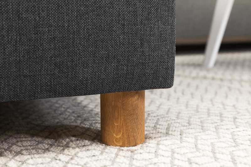 Crazy 6-personers Vendbar L-formet X-Large Hjørnesofa i Stof - Mørkegrå - Møbler - Sofaer - Hjørnesofa